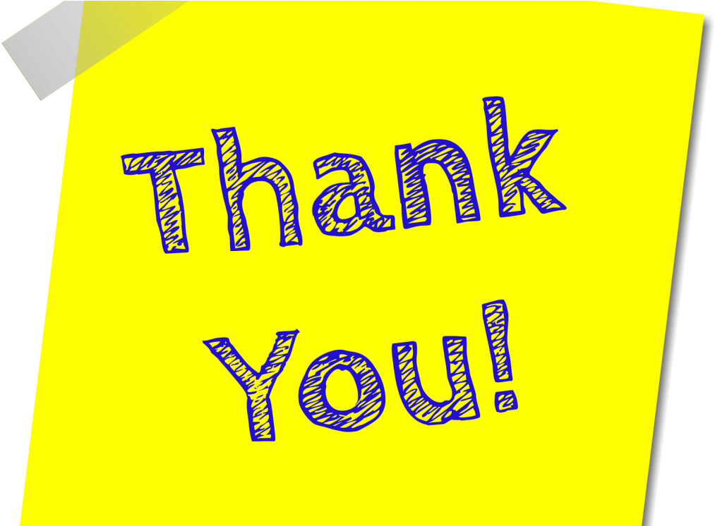 Thank You Note - Graphic Design Clipart (1200x745), Png Download