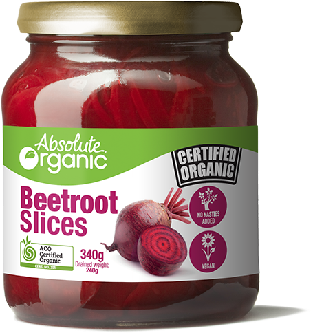 Beetroot-slices - Absolute Organic Clipart (600x600), Png Download