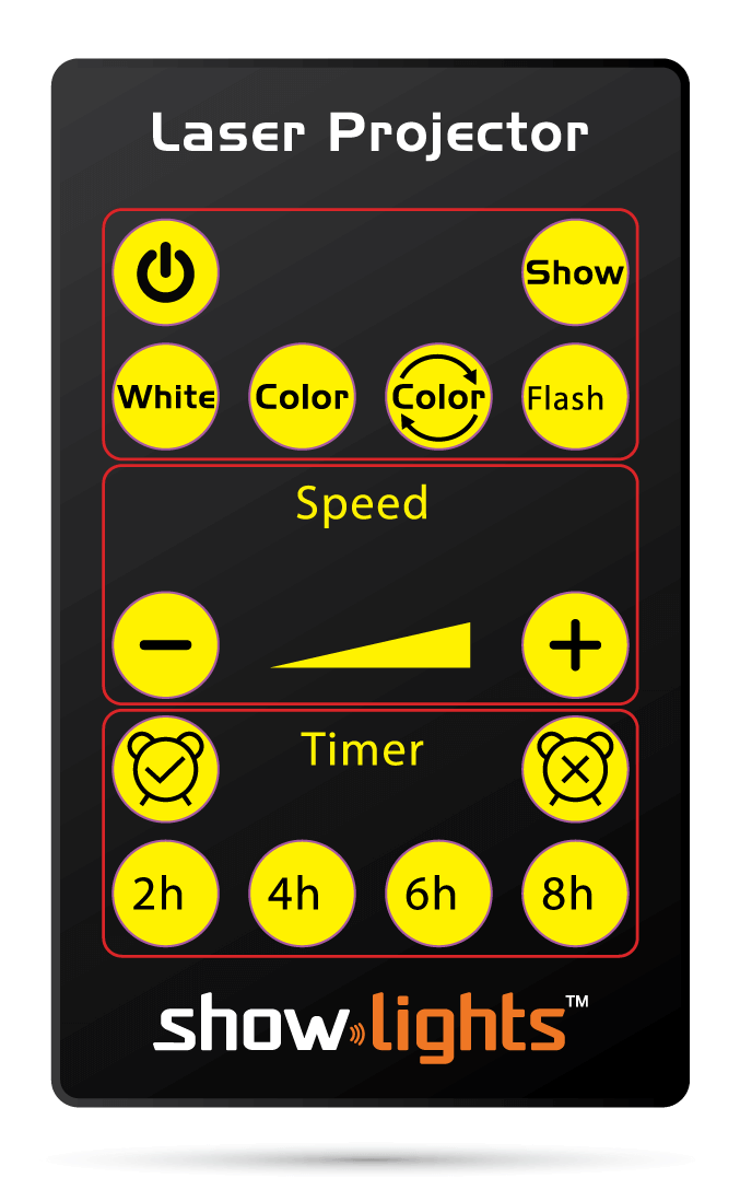 Remote Control For Easy Control Of You Showlights Laser - Lézer Party Fény Clipart (704x1084), Png Download