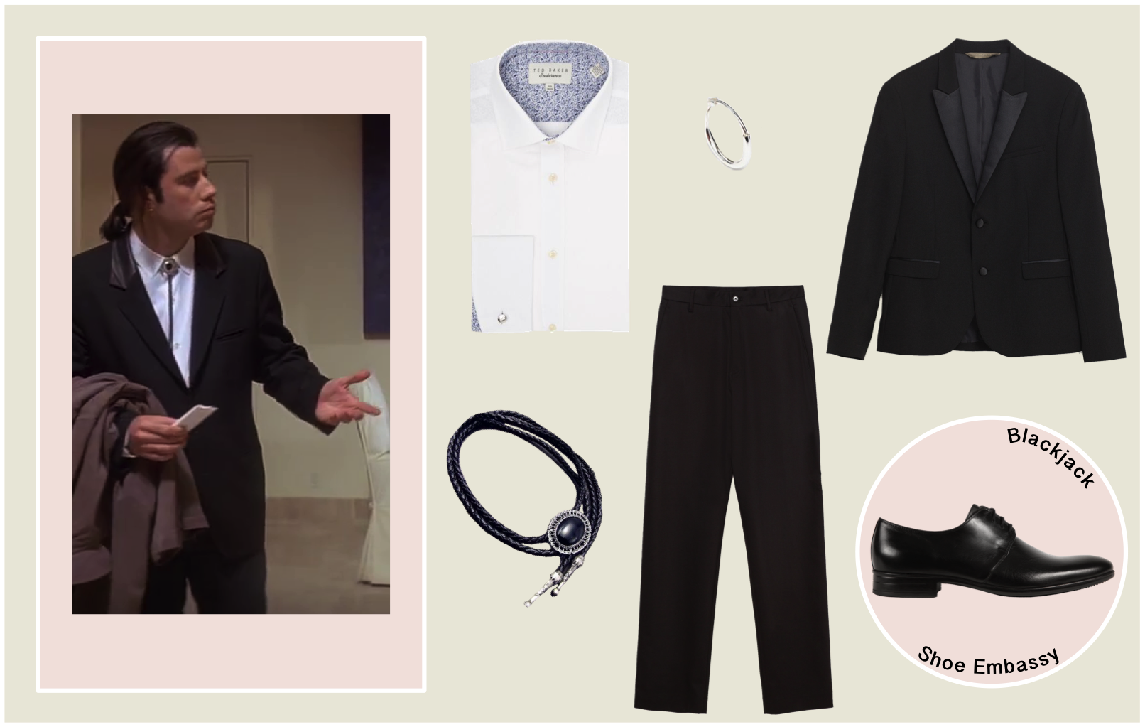 Pulp Fiction - Tuxedo Clipart (1612x1023), Png Download