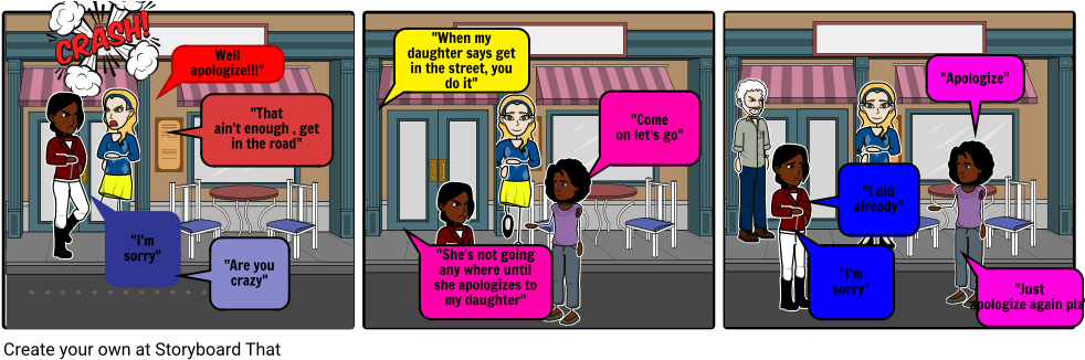 Side Walk Scene - Cartoon Clipart (989x333), Png Download