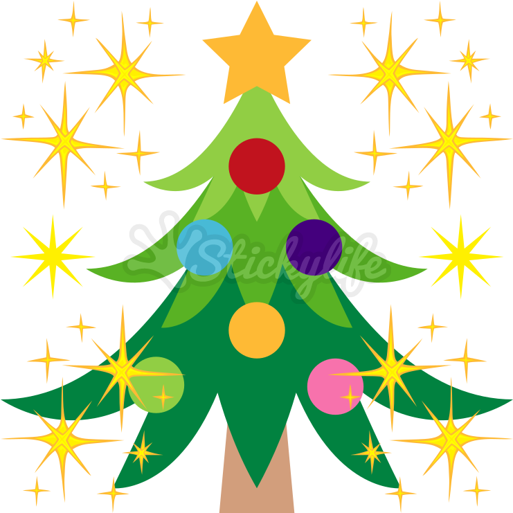 Christmas Tree Clipart (800x800), Png Download