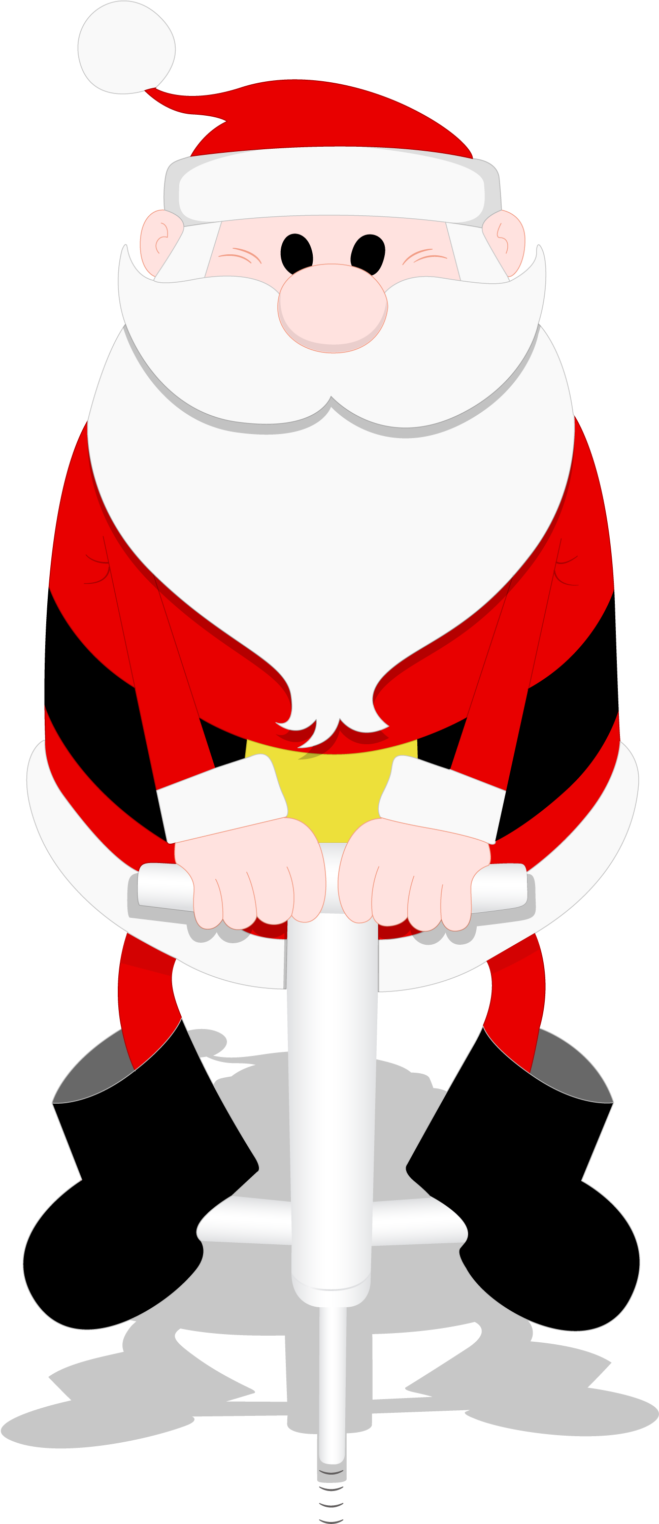 Claus Drawing Caricature - Caricatura Santa Claus Clipart (1709x3209), Png Download