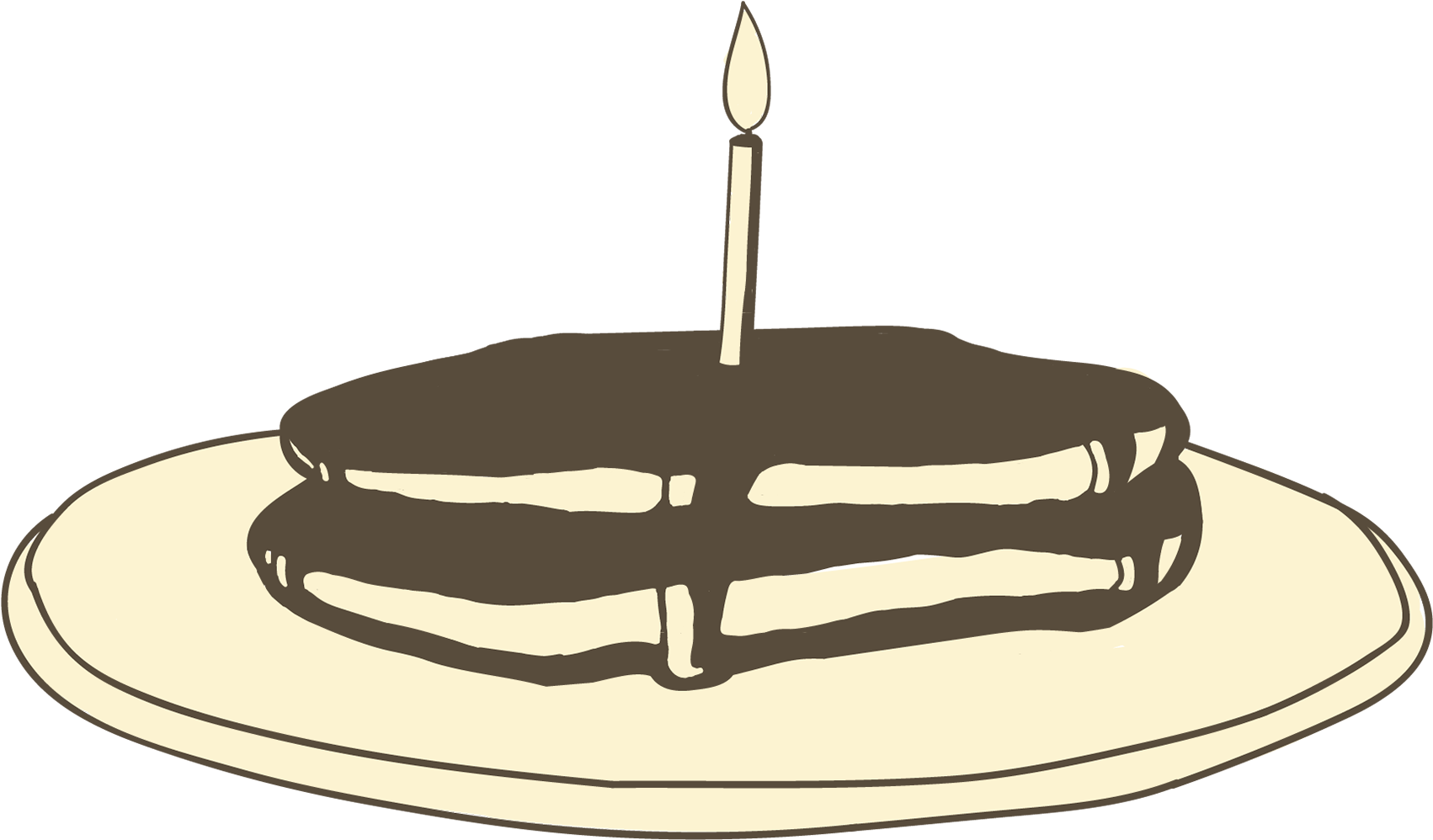 Rewards The Pancake Parlour Free Sweet - Birthday Cake Clipart (1701x1100), Png Download