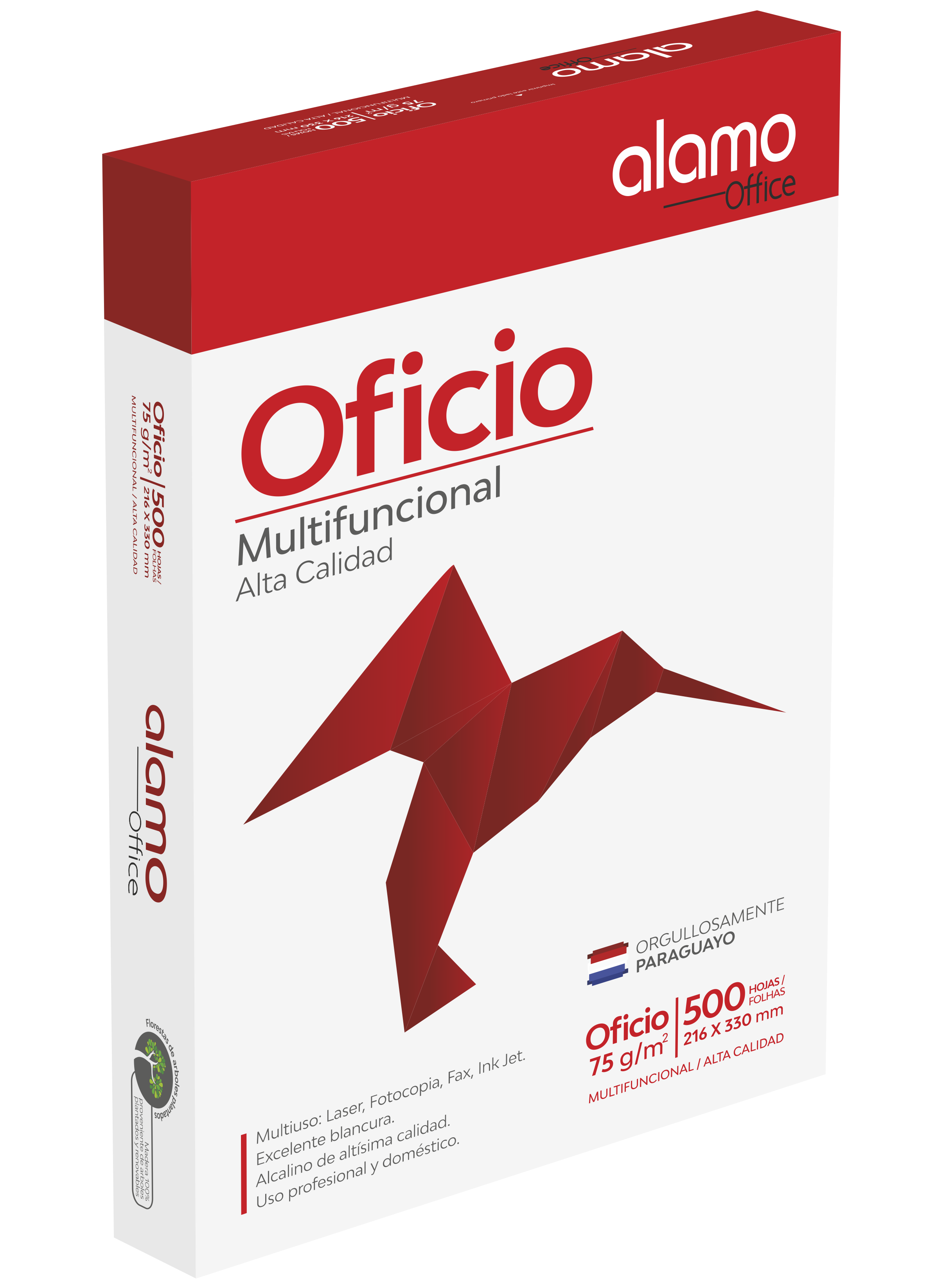 Resmas De Papel Alamo - Origami Paper Clipart (2375x3291), Png Download