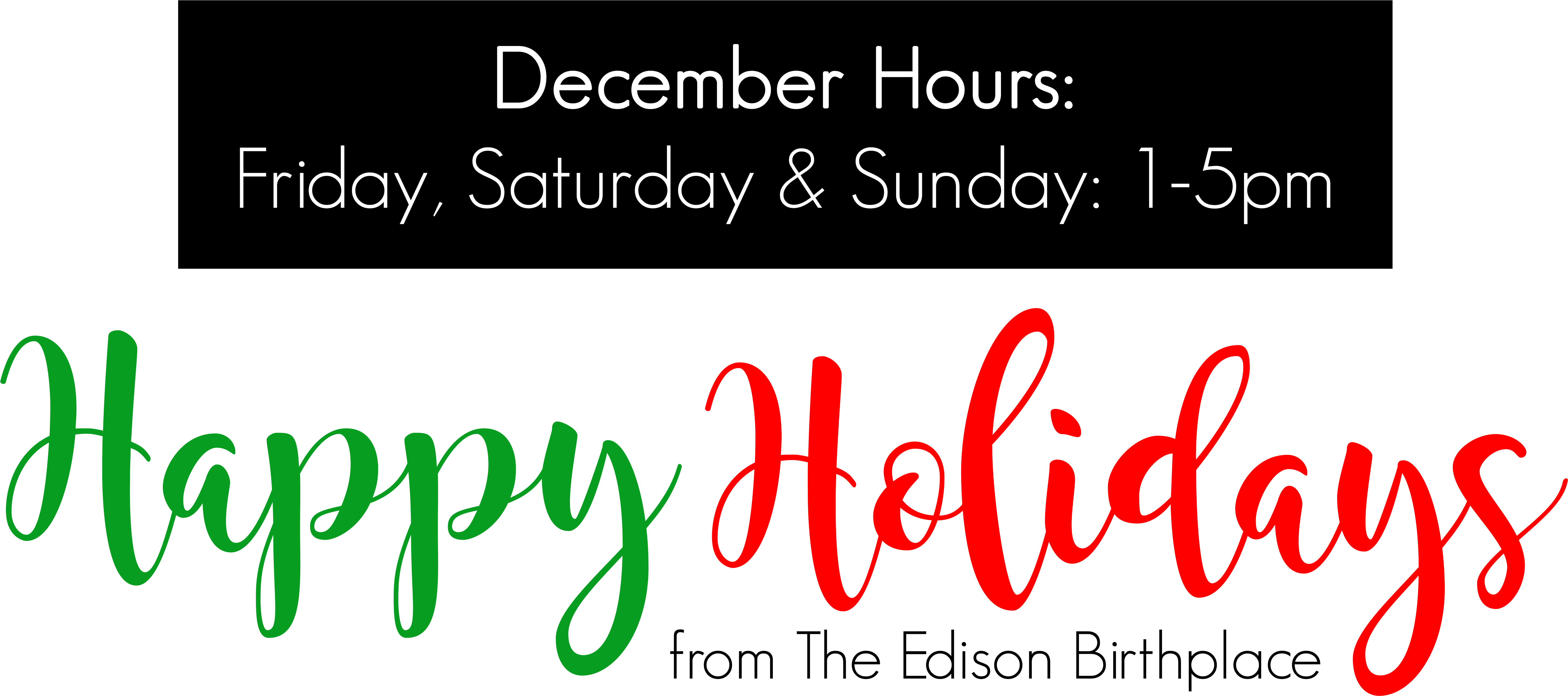 Thomas Edison Birthplace Calendar - Calligraphy Clipart (5827x2590), Png Download