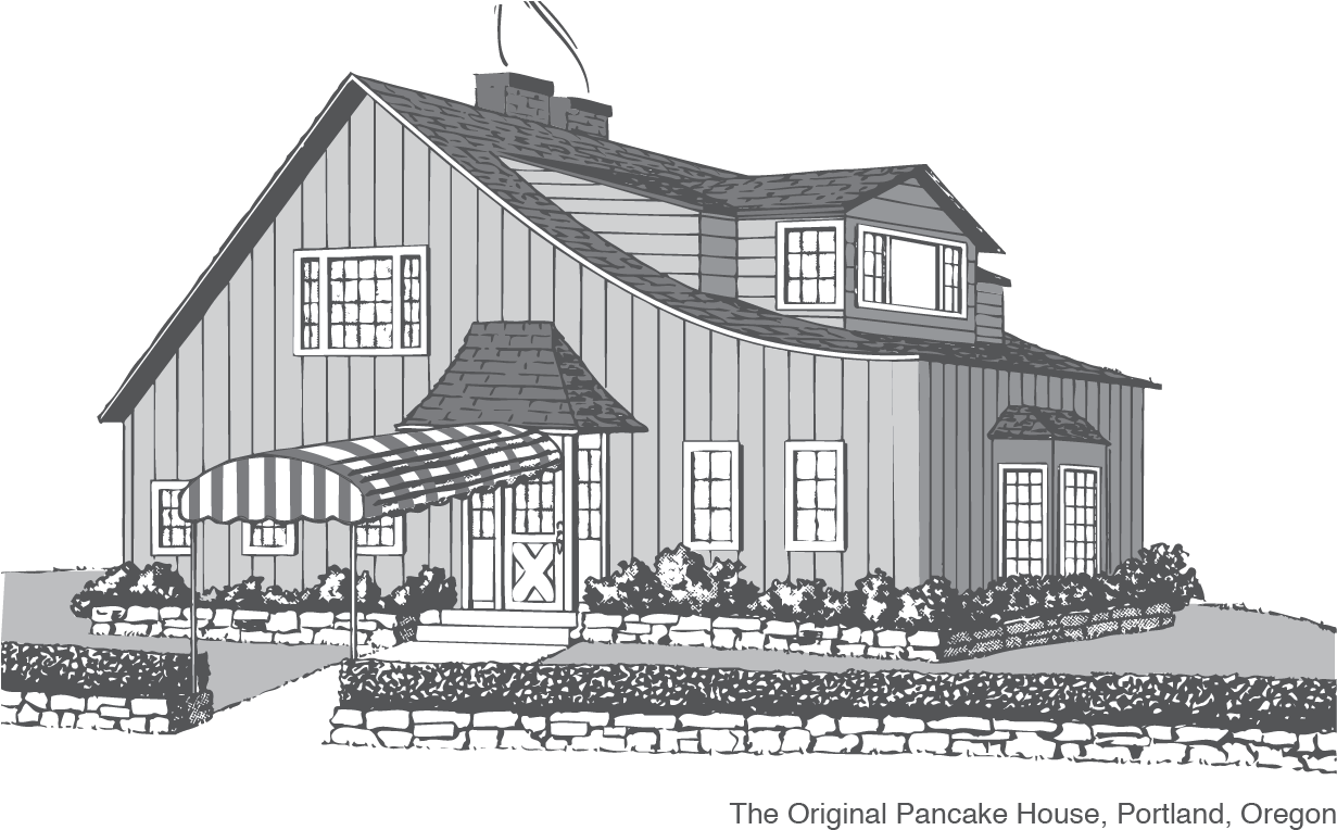 Original Pancake House - House Clipart (1230x770), Png Download