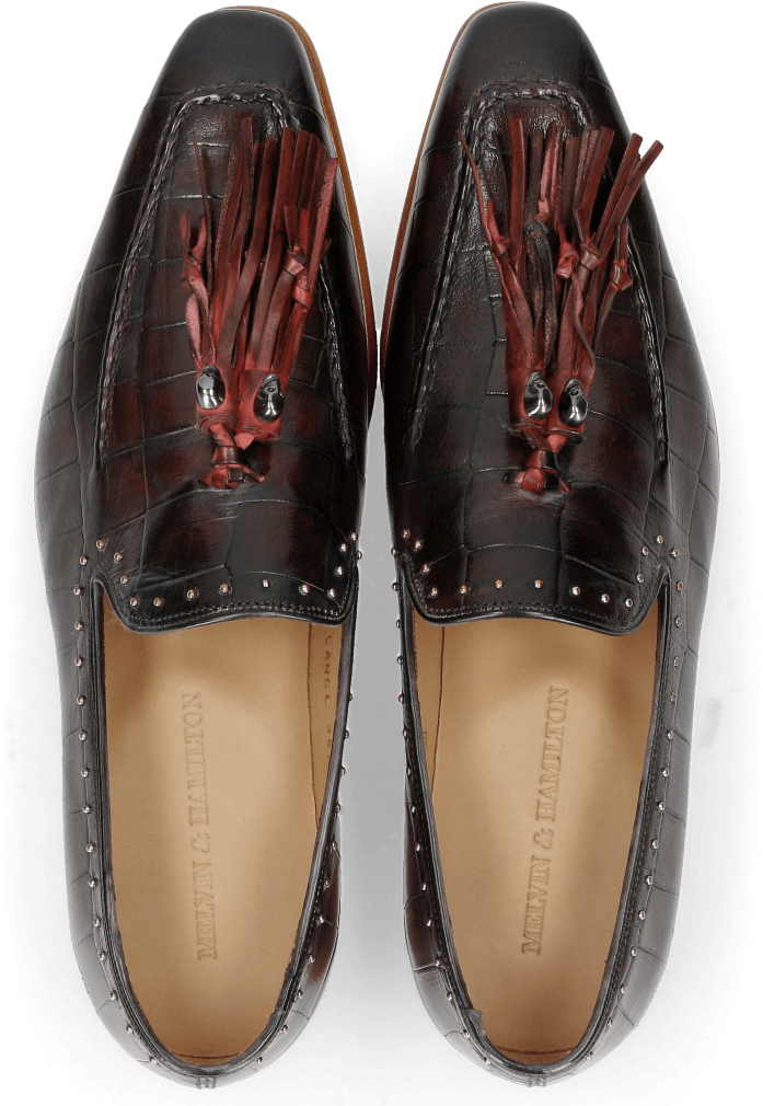 Loafers Lance 36 Turtle Black Red - Leather Clipart (1024x1024), Png Download