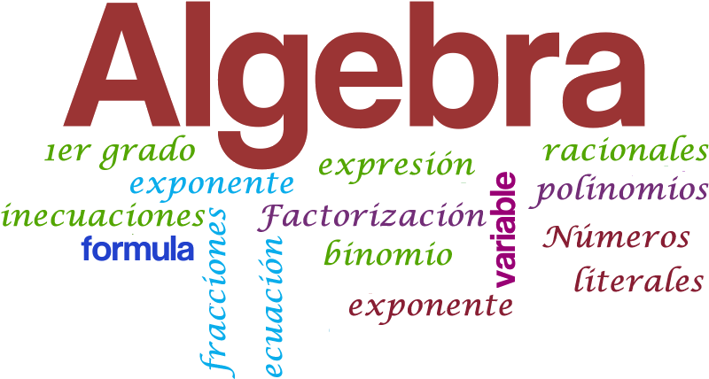 El Álgebra Es La Rama De Las Matemáticas Que Utiliza - Graphic Design Clipart (833x479), Png Download