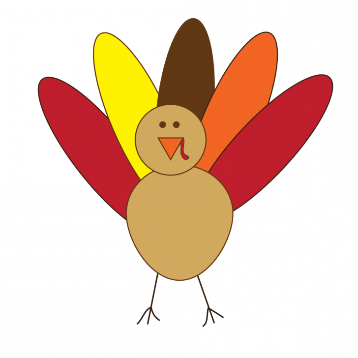 Thanksgiving Thanksgiving Clip Art - Kid Turkey - Png Download (728x728), Png Download