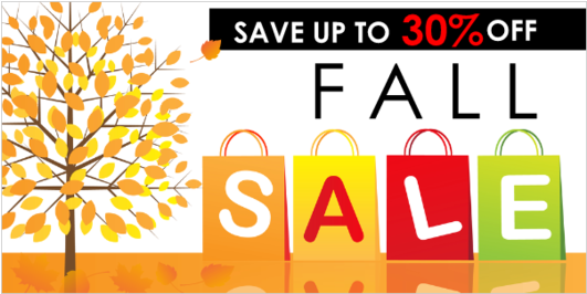 Fall Leaves Tree Shopping Bags - Fall Season Sale Banner Clipart (560x560), Png Download