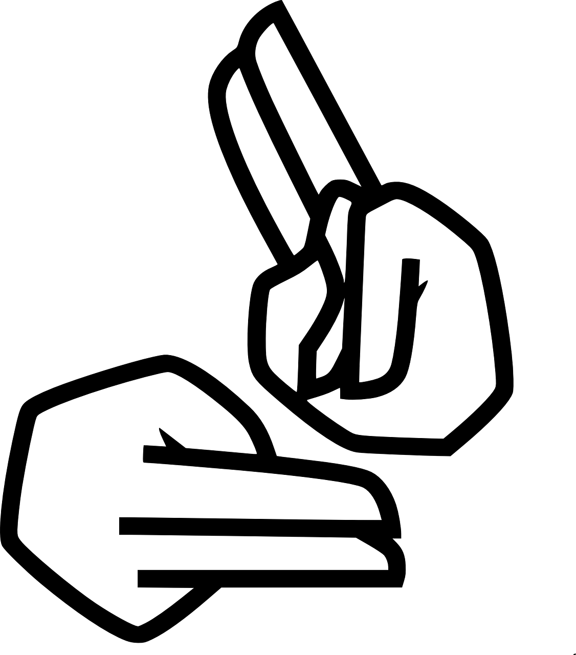 Para Informaros Sobre Los Detalles De La Actividad - British Sign Language Symbol Clipart (1126x1280), Png Download