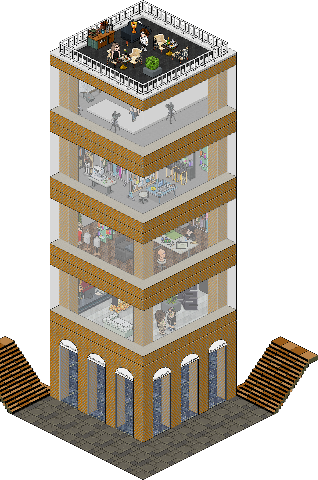 Edificio Ff Completo - House Clipart (2000x2000), Png Download