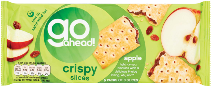 Go Ahead Crispy Fruit Slices Apple 218g - Crispy Slices Clipart (800x800), Png Download