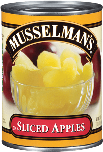 Musselman's Sliced Apples, 20 Oz - Fruit Cup Clipart (750x563), Png Download