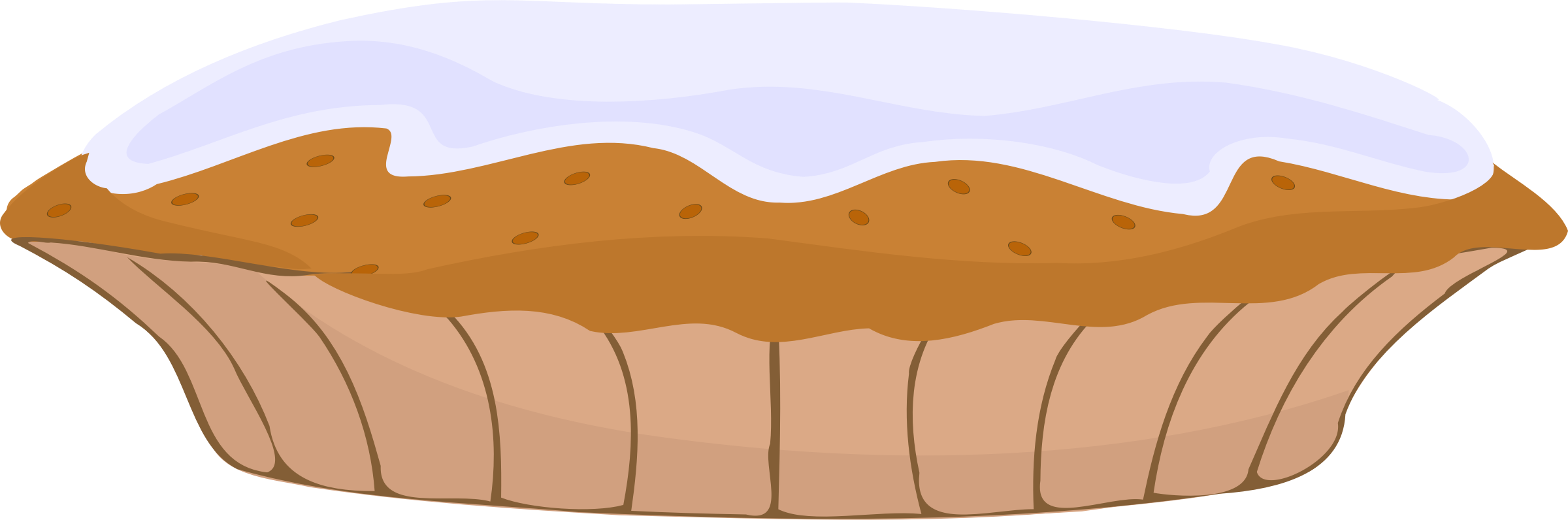 Birthday Cake Black And White Clipart (2400x796), Png Download