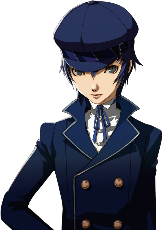 P4happy Birthday To The Only Anime Girl To Make Me - Naoto Shirogane Shuichi Saihara Clipart (723x782), Png Download