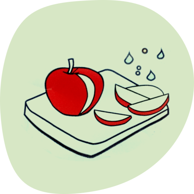 Sliced 2 - Apple Clipart (780x780), Png Download