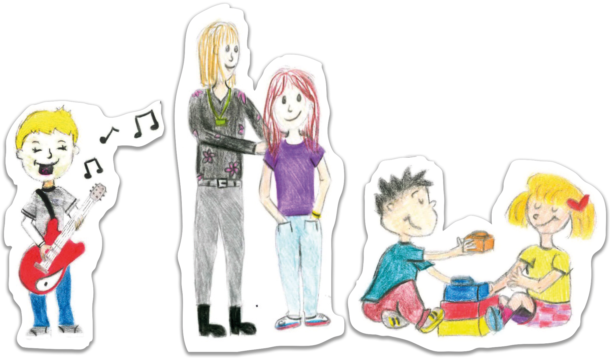 Kinship Kids - Illustration Clipart (2000x1174), Png Download