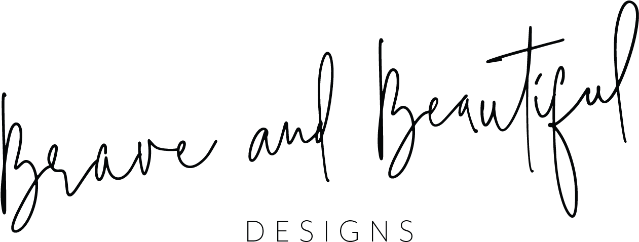 Brave Beautiful Designs - Calligraphy Clipart (1390x616), Png Download