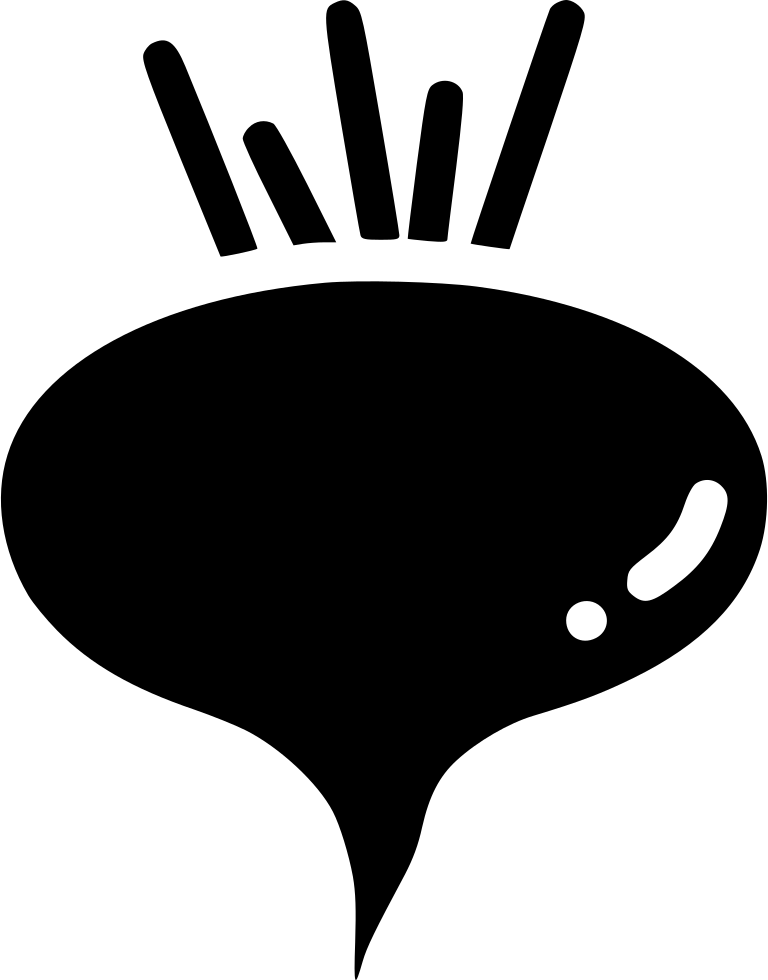 Beet Root Plant Food Comments - Illustration Clipart (768x980), Png Download