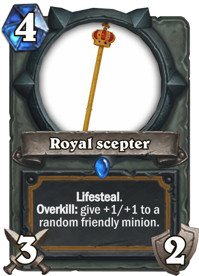 Customhearthstone - Hearthstone Weapon Clipart (708x964), Png Download