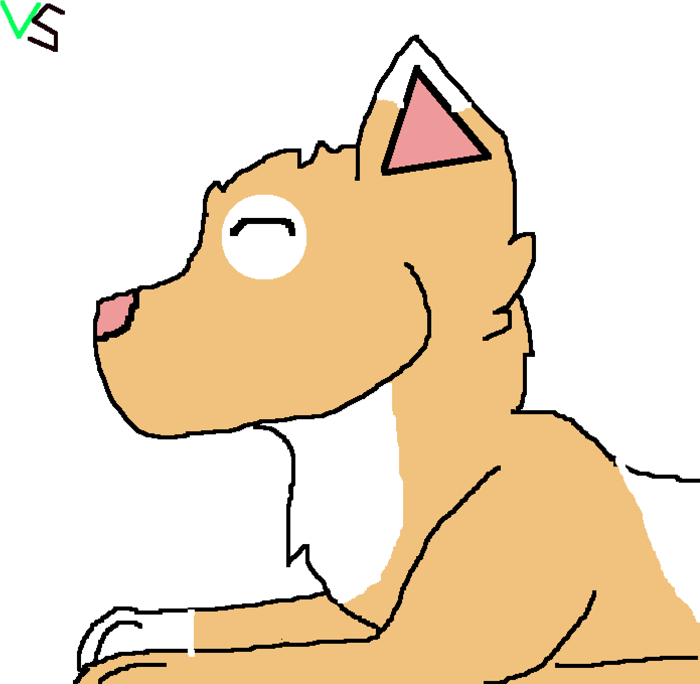 Laying Down, Chillaxing - Cartoon Clipart (1400x1400), Png Download