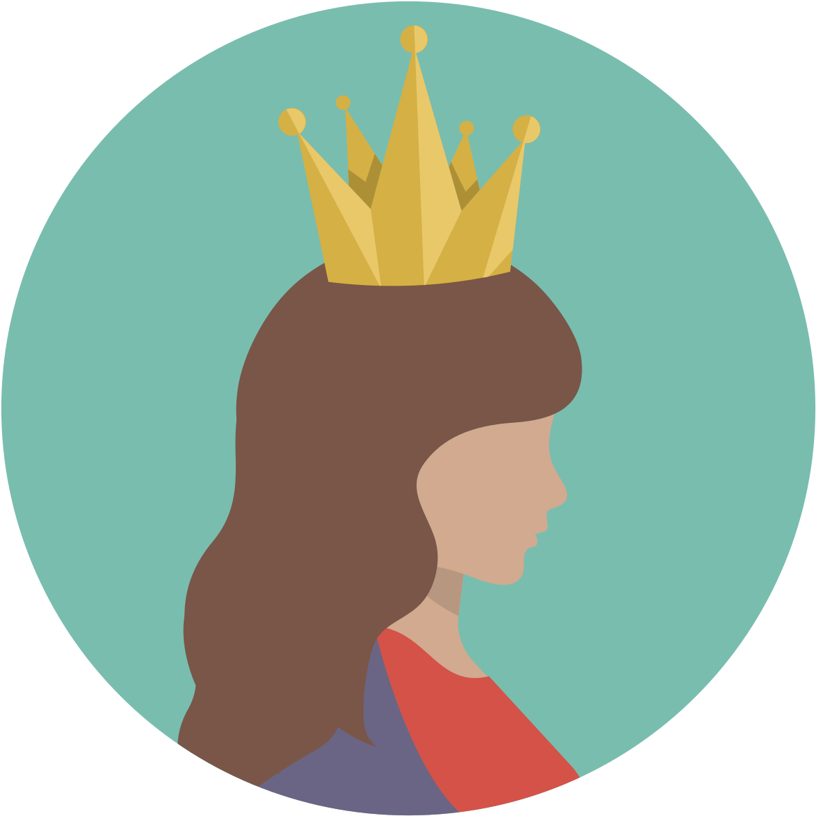 Esther, A Courageous Queen - Illustration Clipart (1200x1200), Png Download