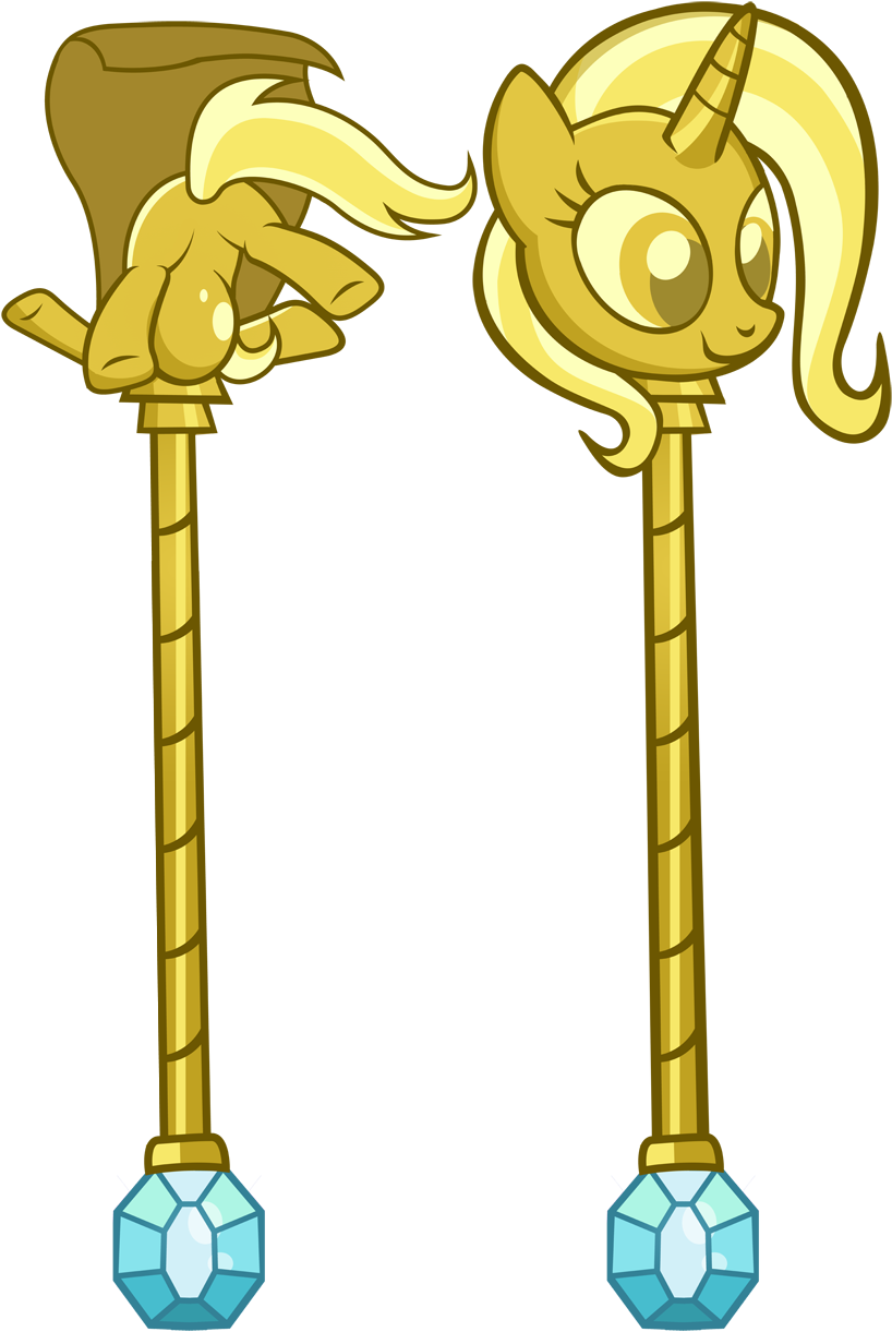 The Twilight Sparkle Scepter - Twilight Sparkle Cane Meme Clipart (997x1400), Png Download