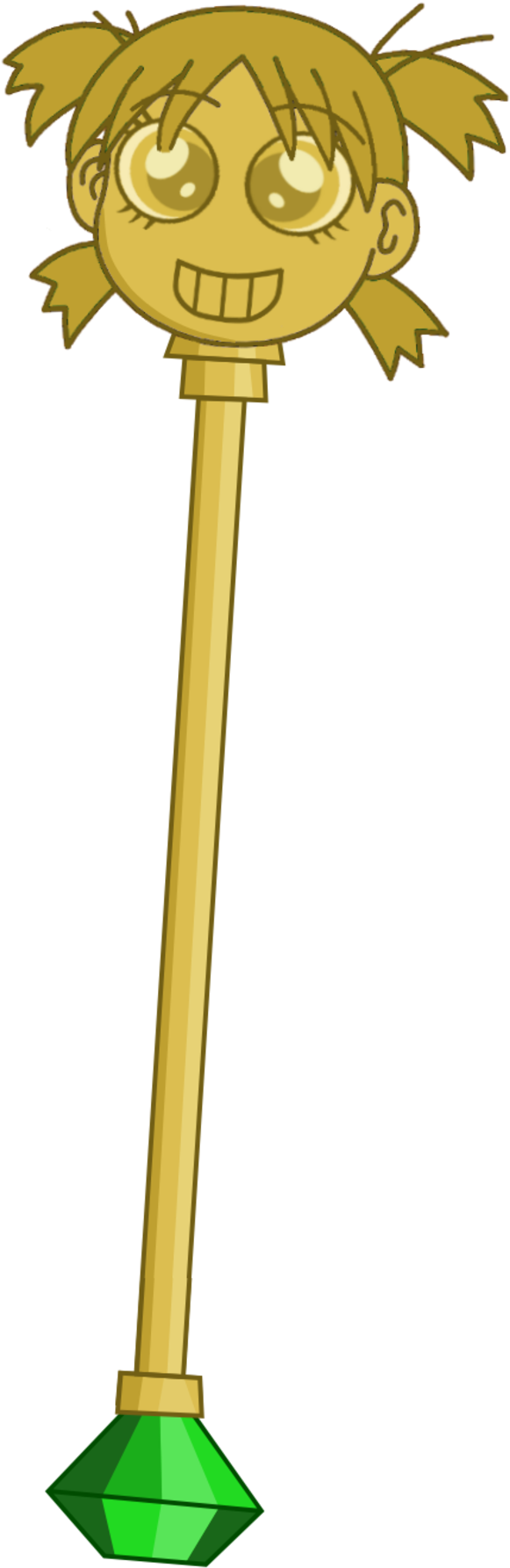 The Twilight Sparkle Scepter - Wood Clipart (600x1819), Png Download