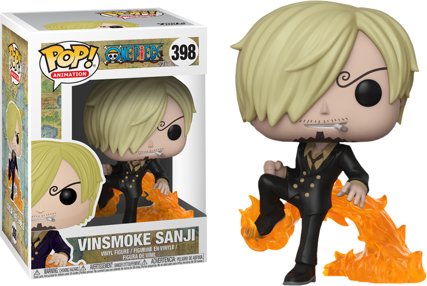 Straw Hat Pirates Pop Vinyl Bundle - Funko Pop Vinsmoke Sanji Clipart (873x585), Png Download