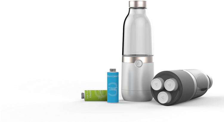 The Latest Version Of The Lifefuels Smart Water Bottle - Glass Bottle Clipart (750x421), Png Download