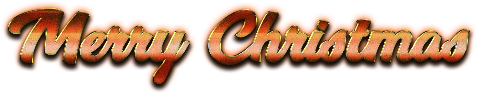 Merry Christmas Letter Free Png Image - Merry Christmas Letter Png Clipart (1555x315), Png Download