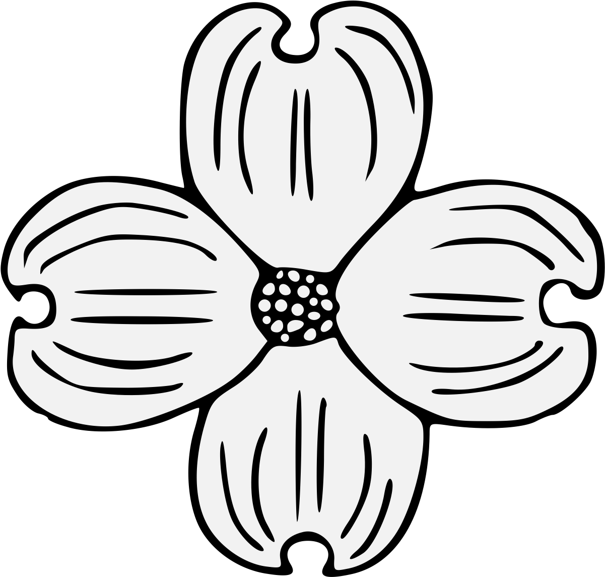 Details, Png - Transparent Clipart Dogwood Blossom (1218x1162), Png Download