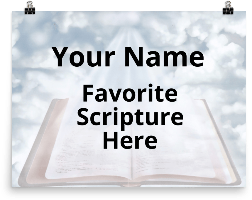 Bible Scripture - Scribus Clipart (1000x1000), Png Download