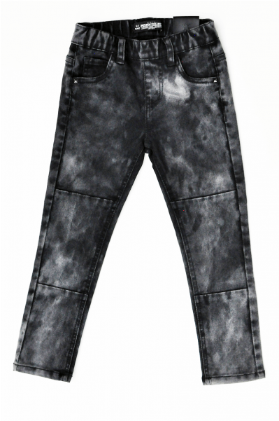 Unisex Black Authority Jeans For Trendy Boys & Girls, - Black Acid Wash Jeans For Boys Clipart (850x600), Png Download