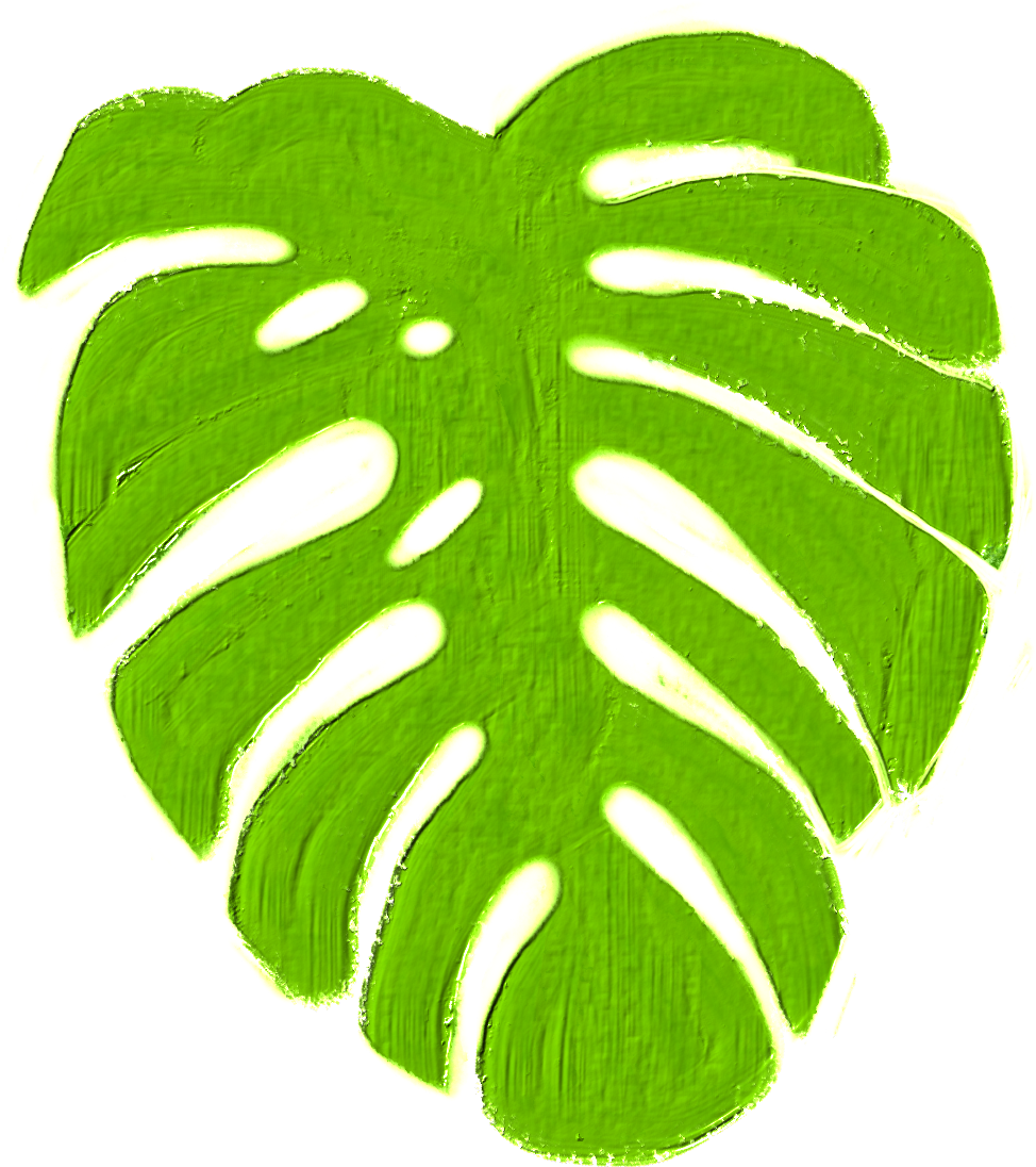 #monstera #tropics #plant #green #jungle #island #warm - Illustration Clipart (1024x1287), Png Download