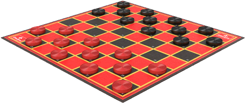 Checkers Png Image With Transparent Background - Placemat Clipart (887x710), Png Download