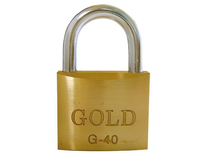 Cadeado Gold 40mm - Brass Clipart (800x600), Png Download