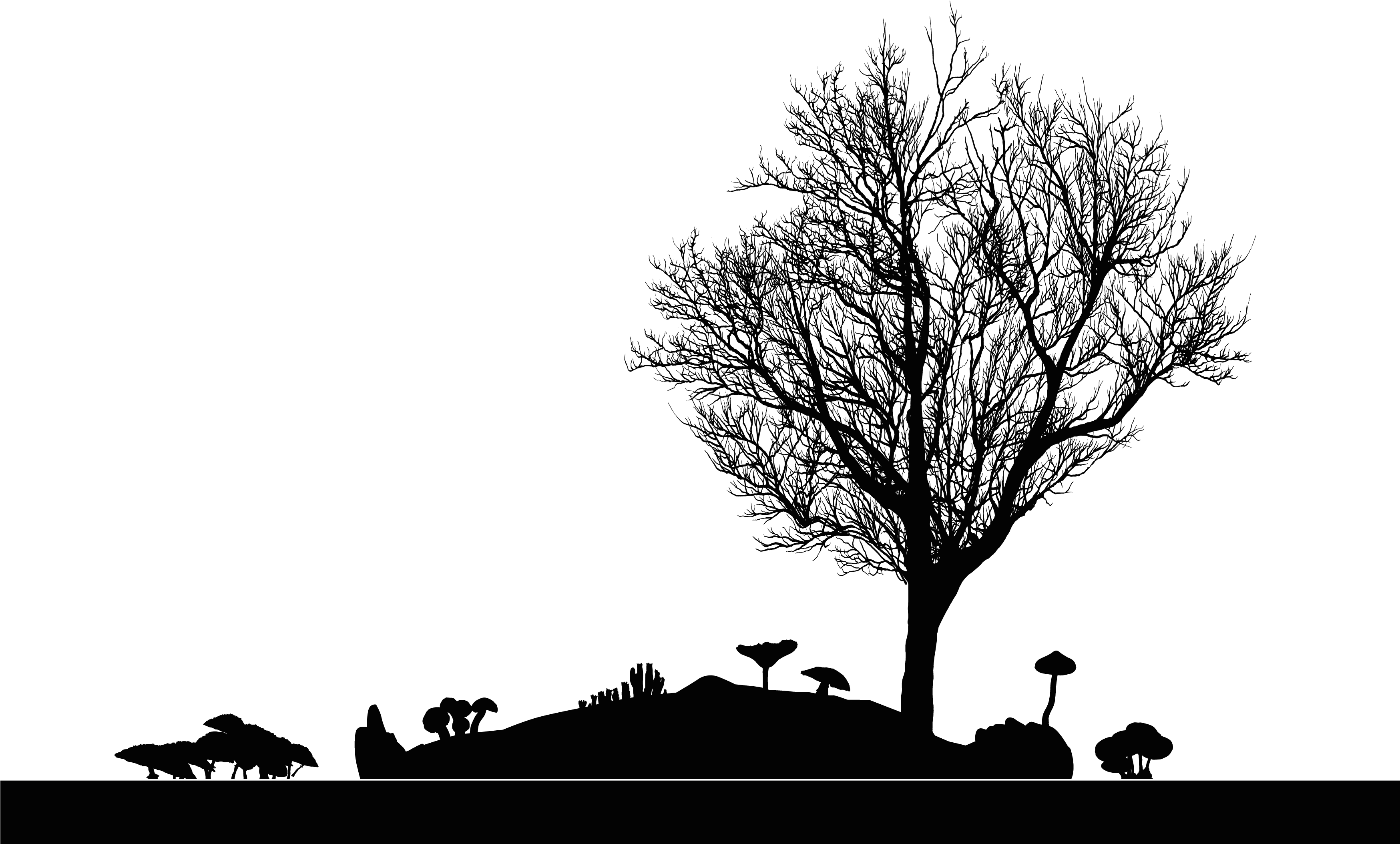 Жизнь С Точки Зрения Деревьев Clipart (3496x2129), Png Download