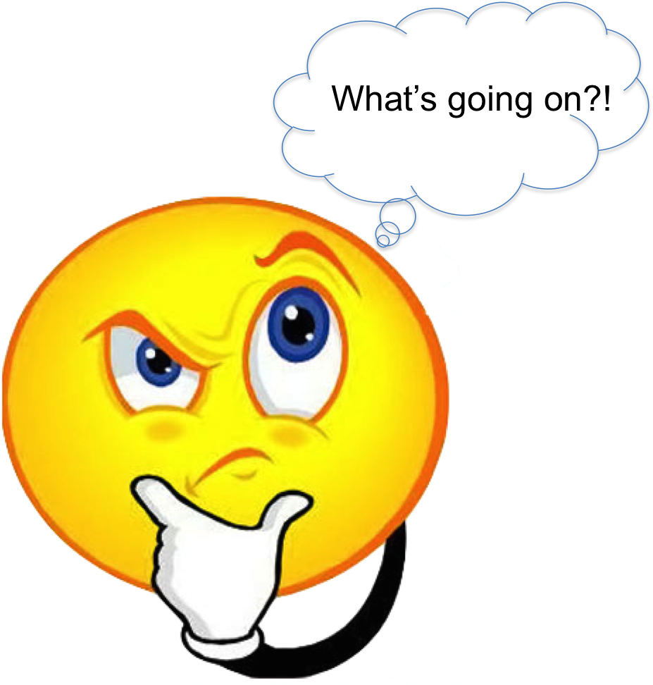 The Gallery For > Questioning Face Emoticon - Gif Smiley Qui Pense Clipart (940x975), Png Download