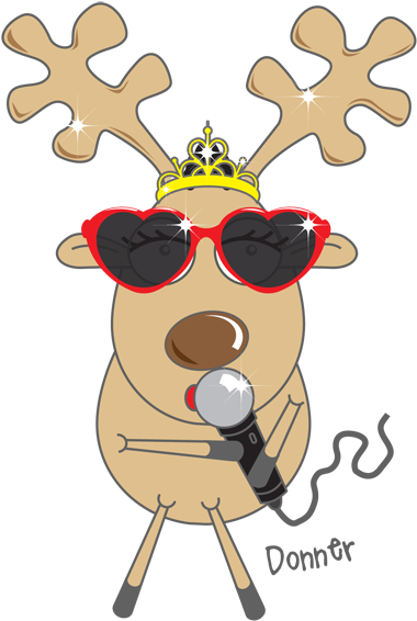 Reindeer Comet Png Clipart (600x600), Png Download