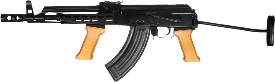 Ak47 Kalashnikov The Parachute Version - Escape From Tarkov Akmsn Clipart (1024x307), Png Download