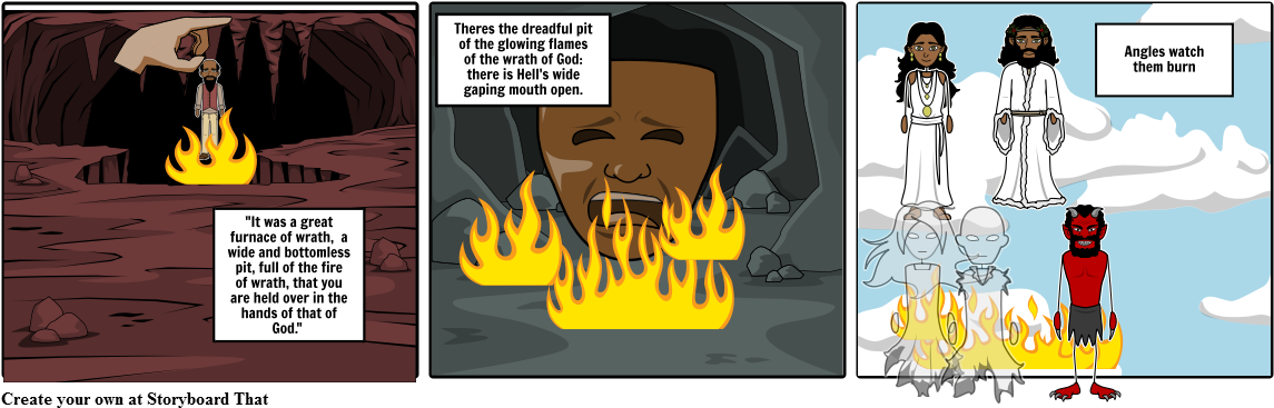 From Hell To The Glory Of God - Cartoon Clipart (1164x385), Png Download