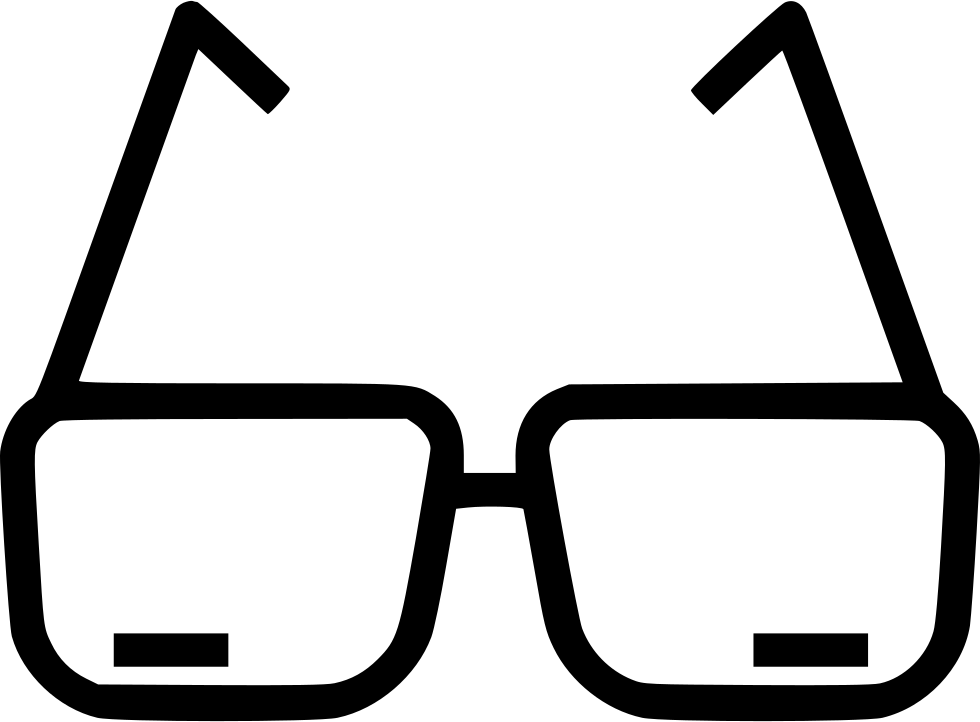 Eye Glass Sight Comments - Glasses Clipart (980x722), Png Download