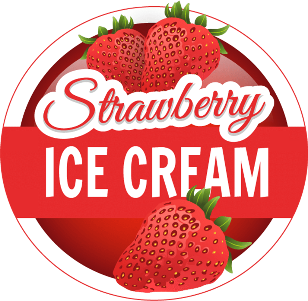 Strawberry Ice Cream - Strawberry Clipart (1024x1024), Png Download
