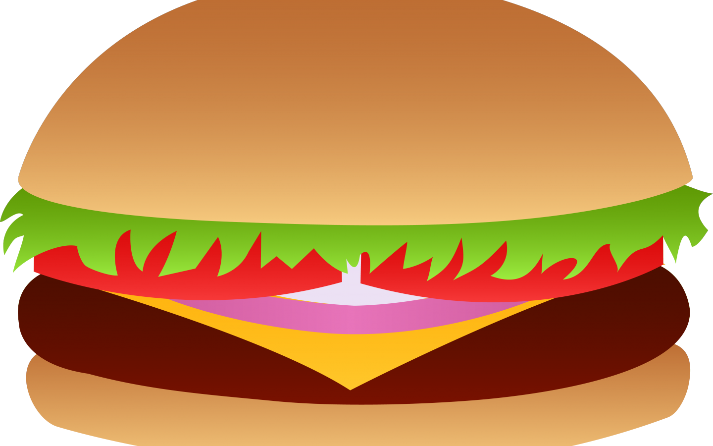 Cheeseburger Sweetclipart - Png Download (1440x900), Png Download