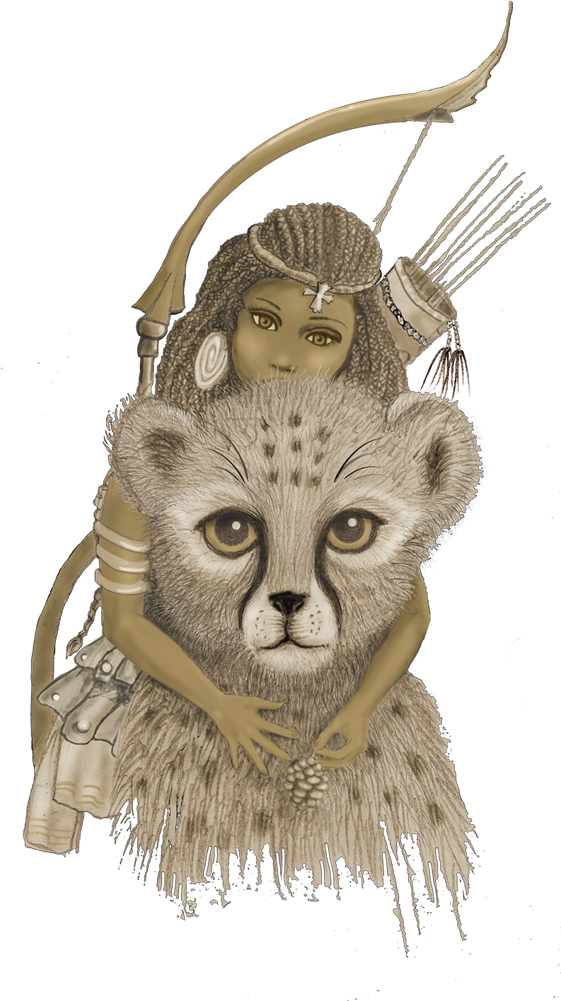 African Myth Illustration - Illustration Clipart (800x1432), Png Download