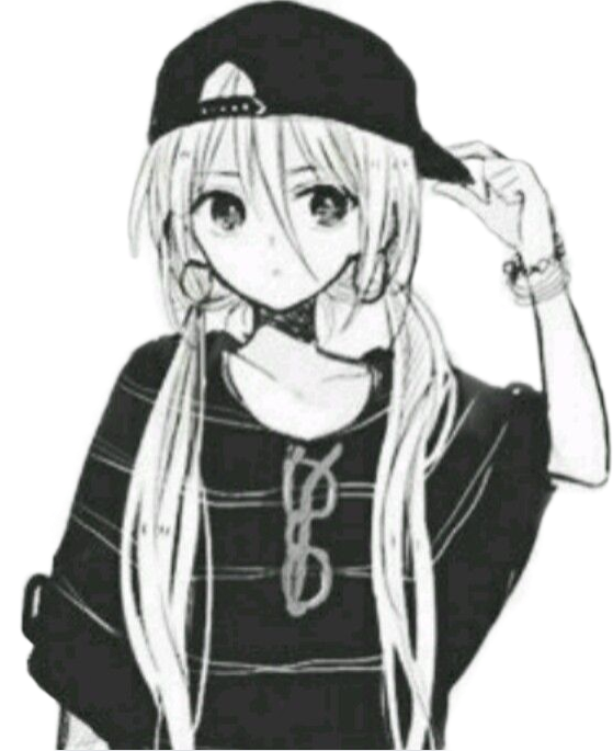 Badgirl Sticker - Anime Bad Girl Png Clipart (559x685), Png Download