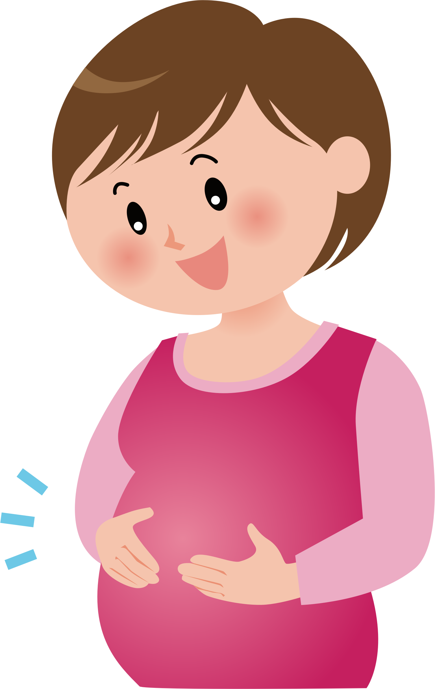 Clip Art Stock Clipart Mother - Pregnant Mom Boy Clip Art - Png Download (1505x2386), Png Download